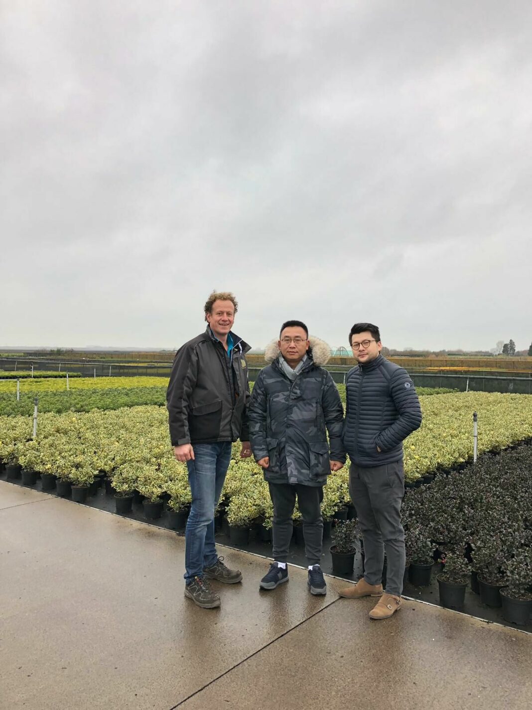 Chinese landscapers op bezoek in regio Boskoop Hortipoint